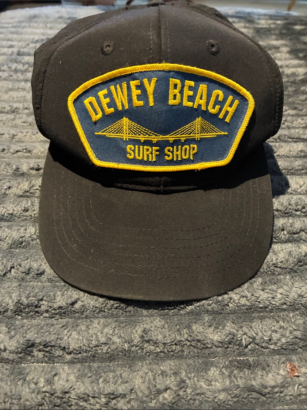 Black Patch Baseball Cap